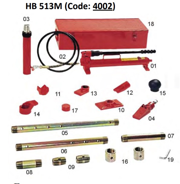 COLLISION REPAIR KITS HB 513M